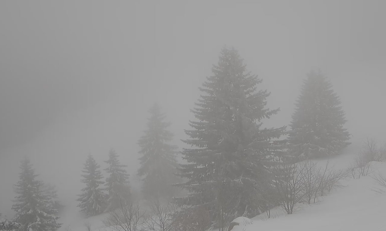 POGLEDAJTE KAKO VEJE! ZIMA JE OVDE VEĆ STIGLA Pada sneg u Srbiji, temperatura u minusu (VIDEO)