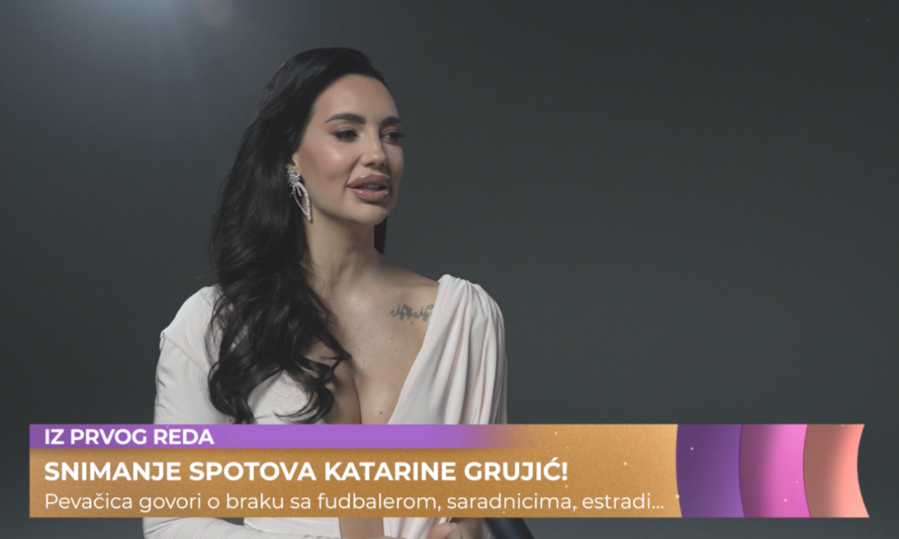 "ANDREANI ČEKIĆ NAJVIŠE VERUJEM" Katarina Grujić iskreno o porodici i kolegama (VIDEO)