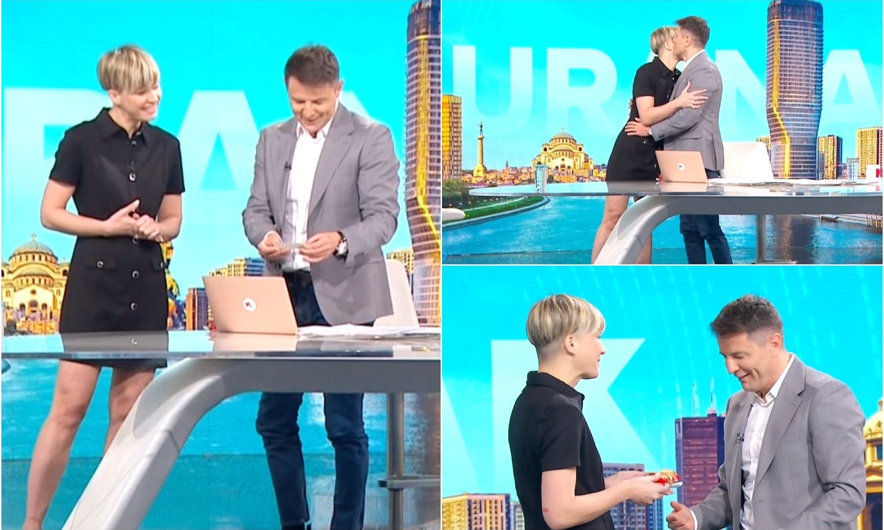 SLATKO IZNENAĐENJE ZA DRAGA JOVANOVIĆA U PROGRAMU UŽIVO Pogledajte kako mu je Milica čestitala rođendan (VIDEO)