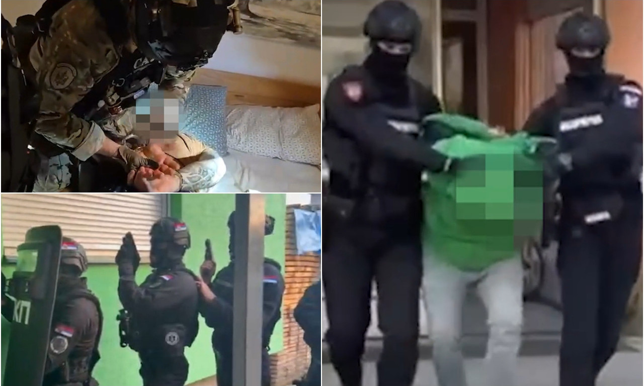 POGLEDAJTE FILMSKO HAPŠENJE U SRBIJI! Pala kriminalna grupa, mesecima švercovali drogu (FOTO/VIDEO)