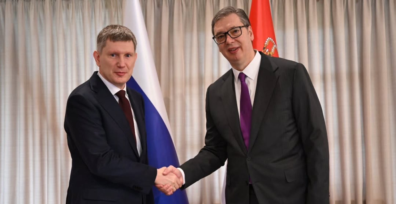 VUČIĆ SA RUSKIM MINISTROM REŠETNJIKOVIM: Fokus na energetskoj bezbednosti i stabilnosti tržišta (FOTO)