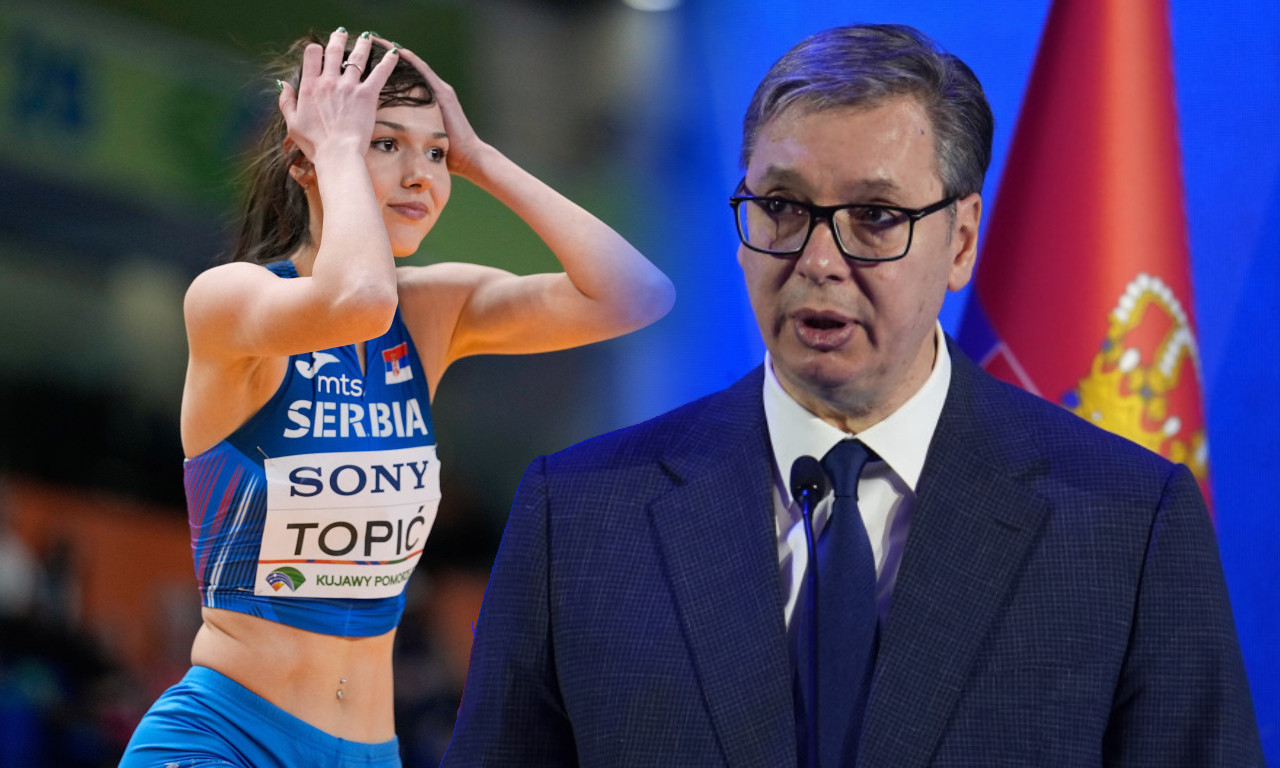 VUČIĆ ČESTITAO ANGELINI TOPIĆ NA SREBRNOJ MEDALJI: "Tako se brane boje srpske zastave!"