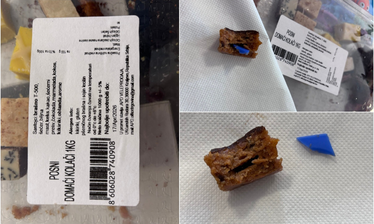 KUPILI SMO POSNE KOLAČE... I UMALO OSTALI BEZ ZUBA Pogledajte slike, ne daj Bože da je dete ovo progutalo! (FOTO)