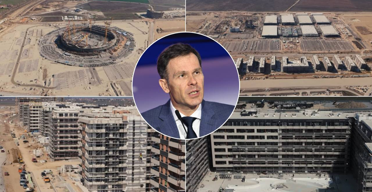 SINIŠA MALI OTKRIO: Evo kako napreduju radovi na gradilištu u Surčinu, ministar sve "dokumentovao"  (FOTO)