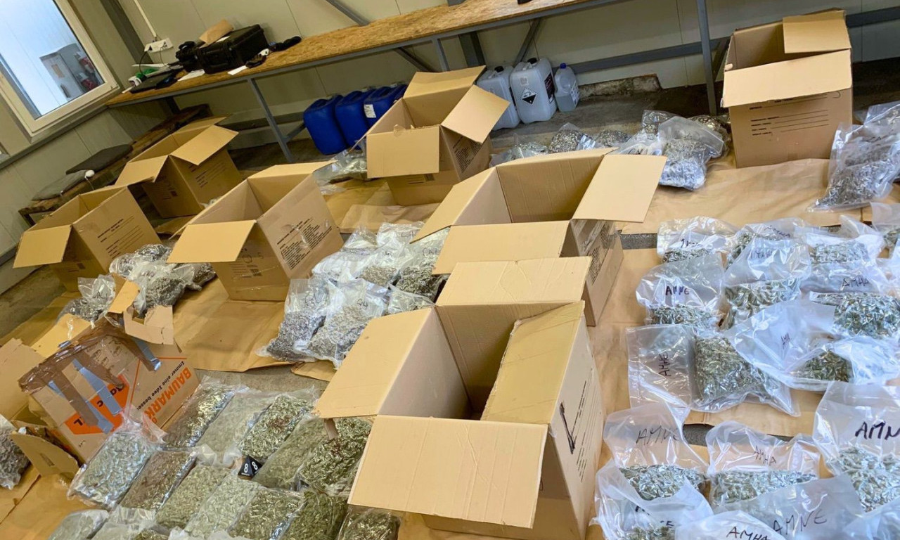 UHAPŠEN MLADIĆ IZ IVANJICE Carinici mu na ulasku u Srbiju pronašli 90 kg marihuane (FOTO)