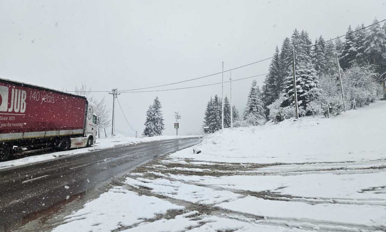 SNEŽNA MEĆAVA U ZLATIBORSKOM OKRUGU! Novih 10 centimetara snega palo u planinskim selima, vozači - oprez (FOTO)