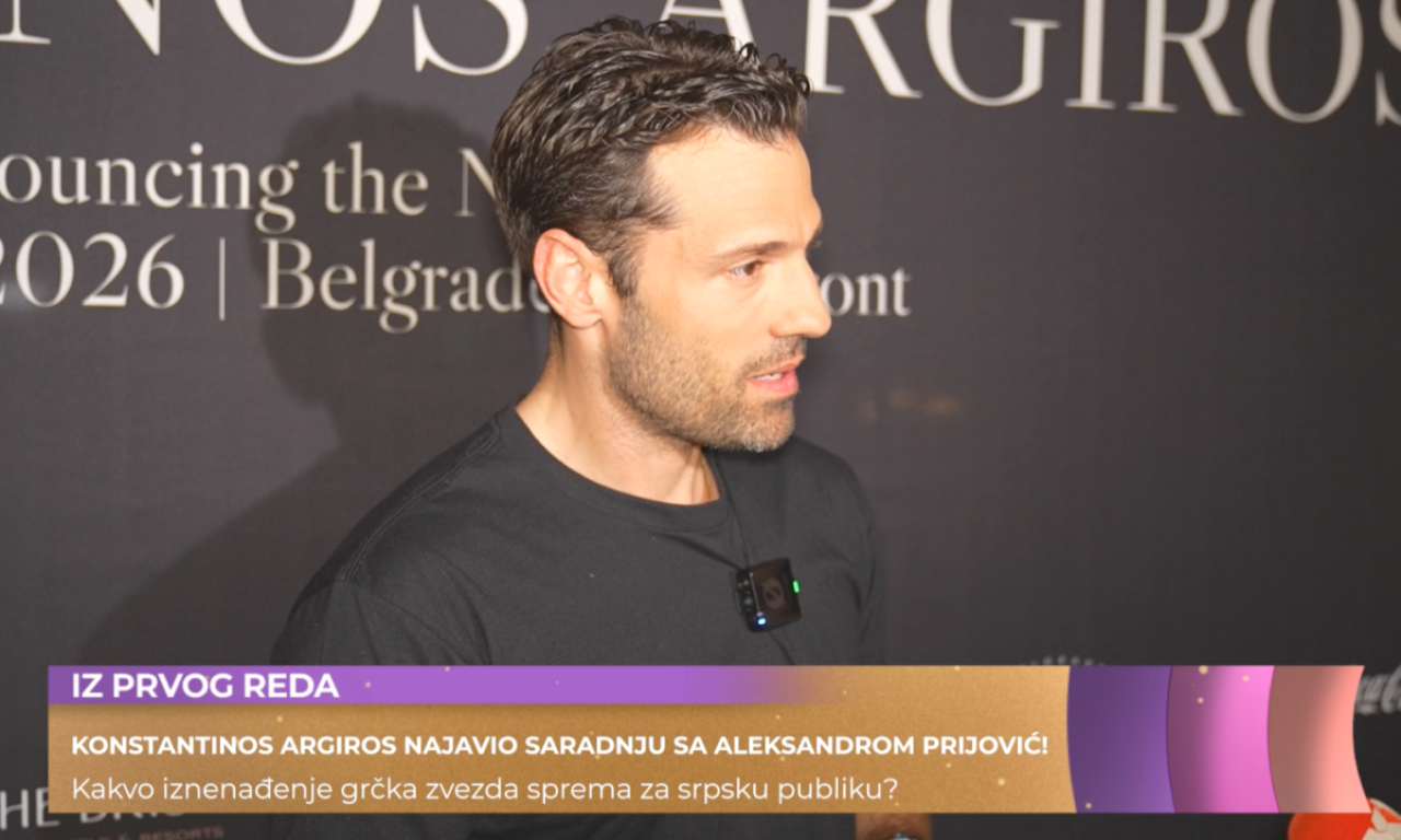 SPREMAJU DUET? Grčka zvezda Konstantinos Argiros o saradnji sa Aleksandrom Prijović (VIDEO)