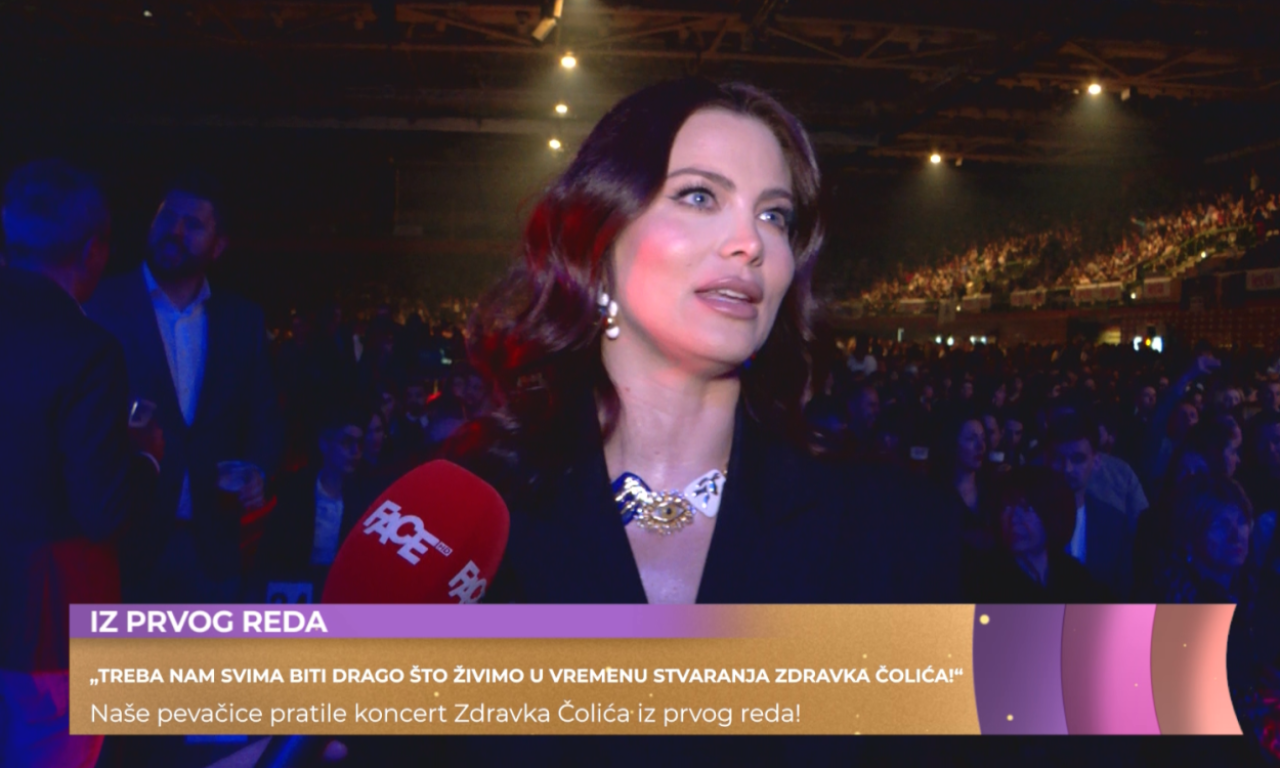 MILICA PAVLOVIĆ NA KONCERTU ZDRAVKA ČOLIĆA U SARAJEVU "Treperi mi srce kada čujem tu pesmu" (VIDEO)