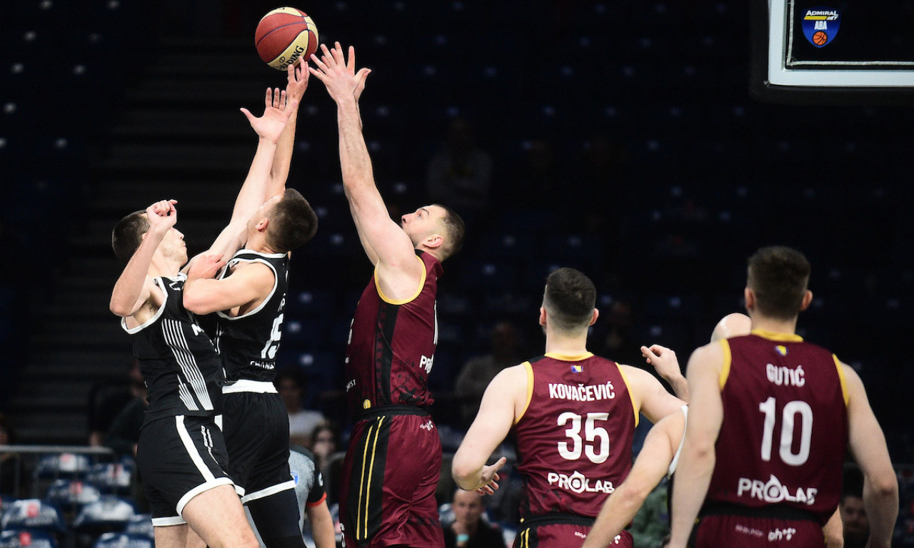 PARTIZAN NA VRHU ABA LIGE Crno-beli savladali Bosnu i nastavili niz pobeda (FOTO)