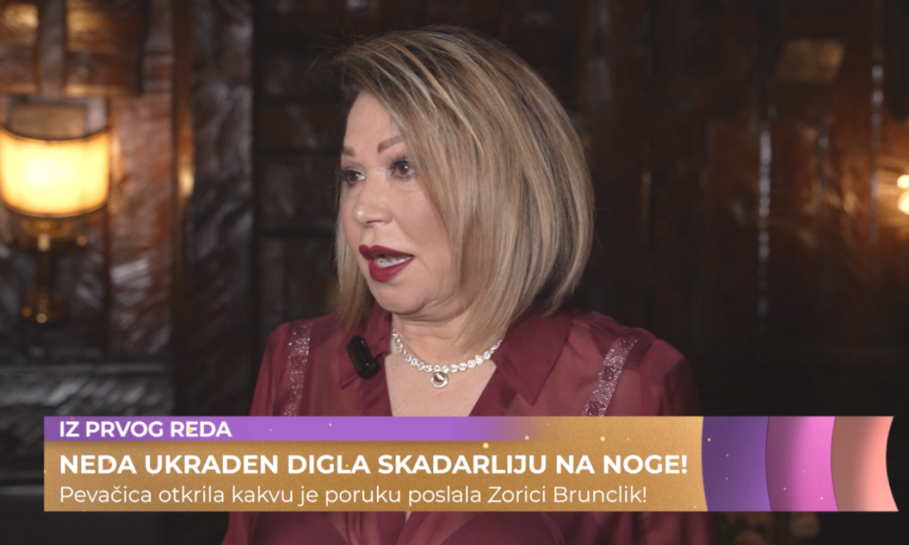 "ŽENA JE OZBILJNO BOLESNA" Neda Ukraden otkrila kakvu poruku je poslala Zorici Brunclik (VIDEO)