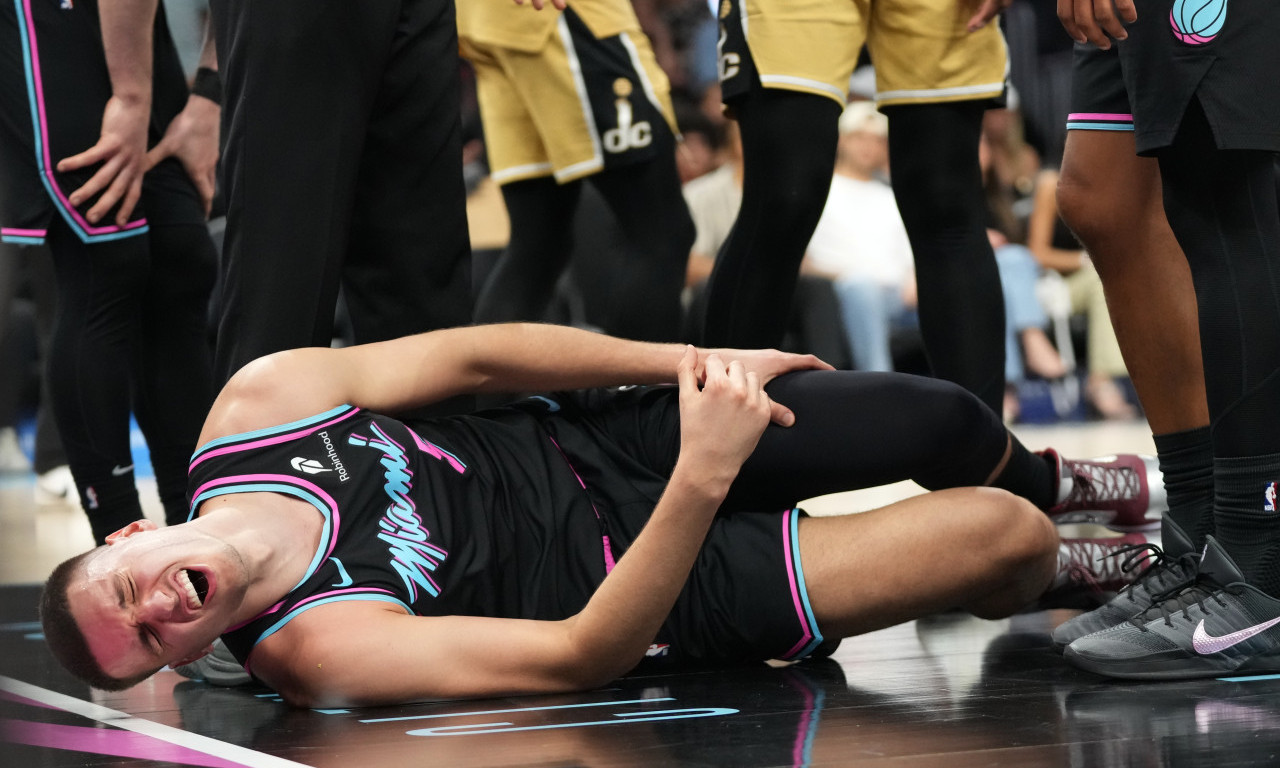 KAKAV MALER! Nikola Jović se povredio, opet neće igrati (FOTO)