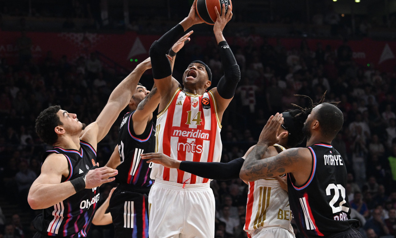 UPISALI VAŽNU POBEDU Košarkaši Crvene zvezde pobedili Pariz u Evroligi