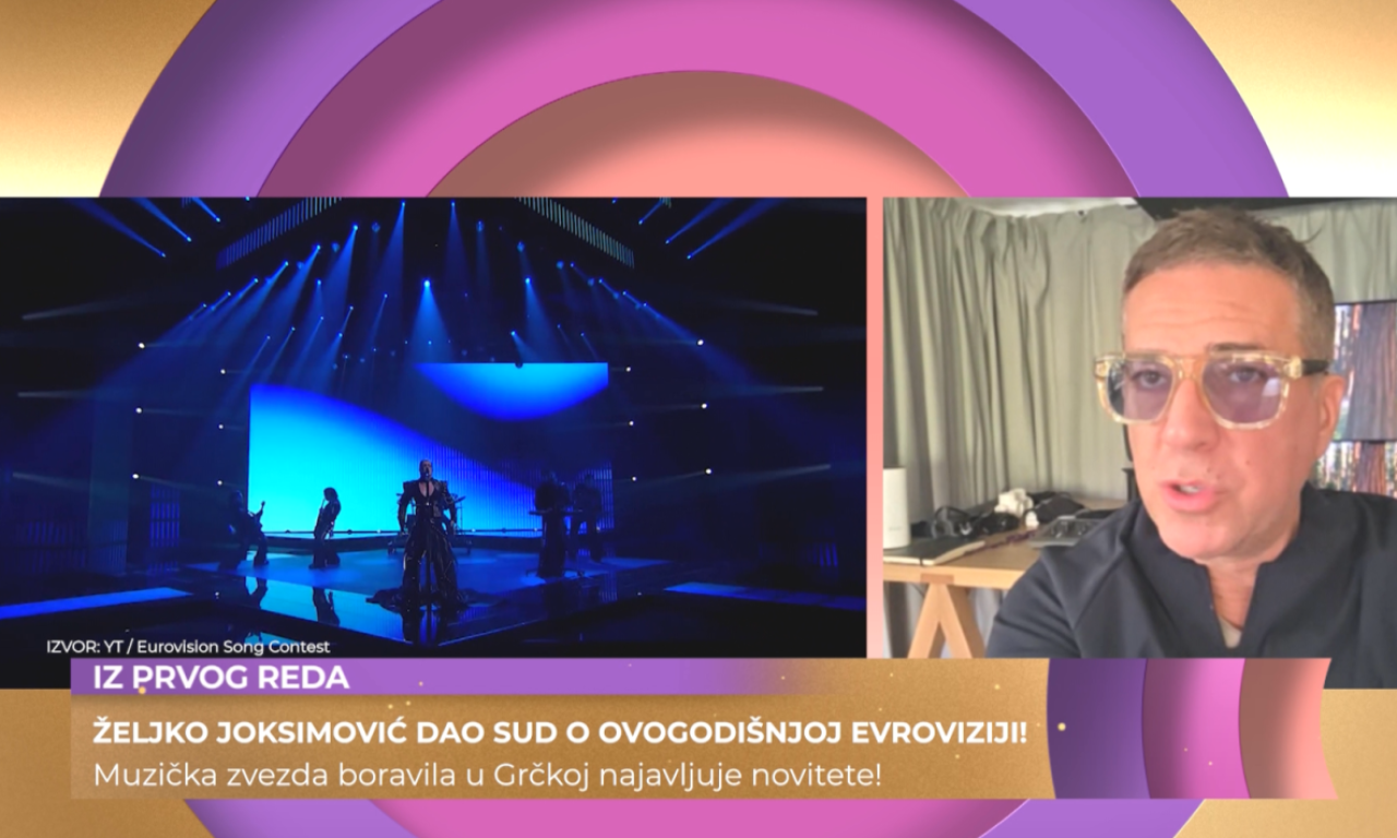 "MOGU DA DONESU REZULTATE" Ovako Željko Joksimović komentariše "Lavinu" koja nas predstavlja na "Evroviziji" (VIDEO)