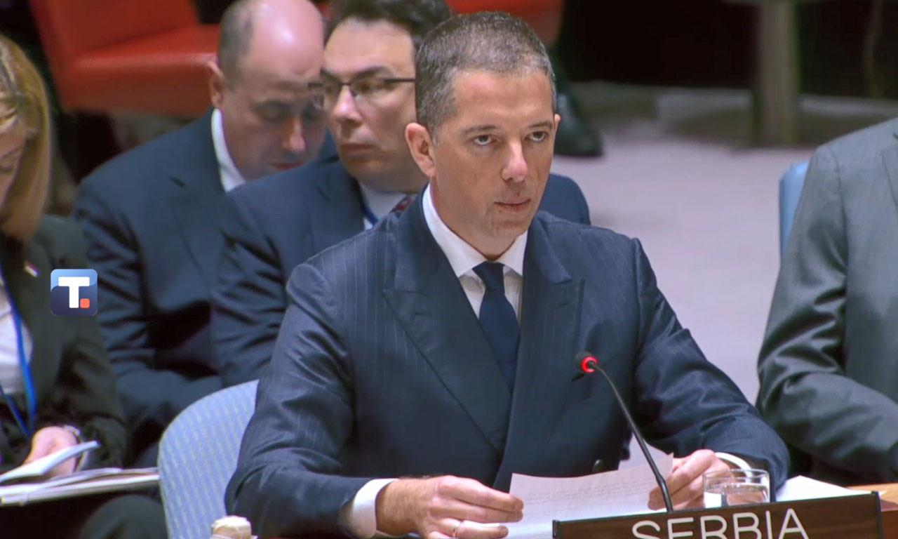 ĐURIĆ U NJUJORKU: "Srbija ostaje posvećena dijalogu i međunarodnom pravu" (VIDEO)