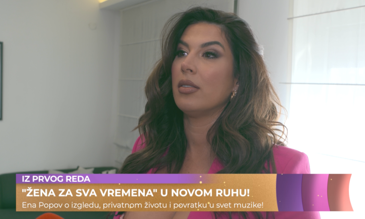 "TO JE PITANJE ZA ŽELJKA JOKSIMOVIĆA" Ena Popov otkrila da li se vraća u pevačke vode (VIDEO)