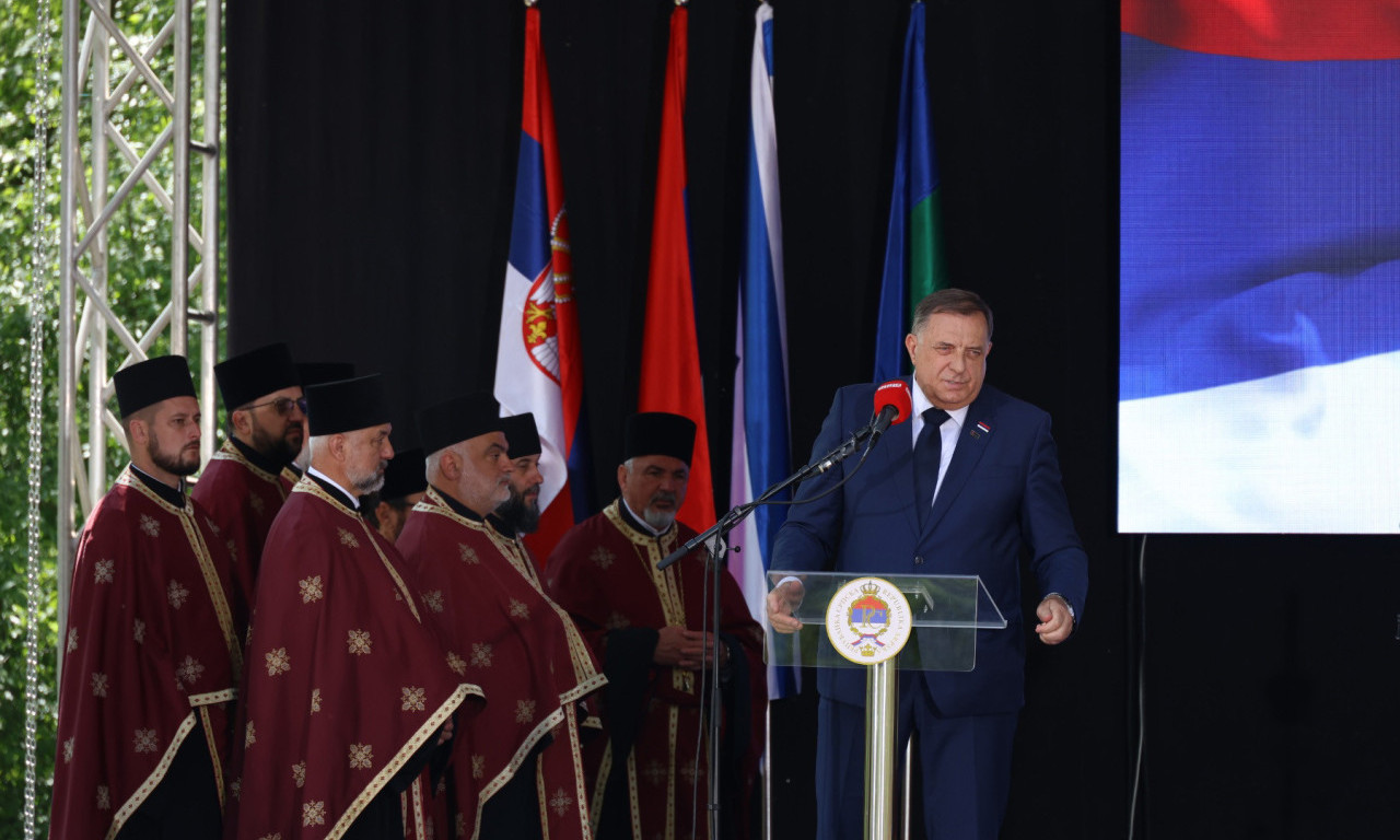 MILORAD DODIK U DONJOJ GRADINI: Govoriti o stradanju Srba, Jevreja i Roma znači ponavljati poznate istine (FOTO/VIDEO)
