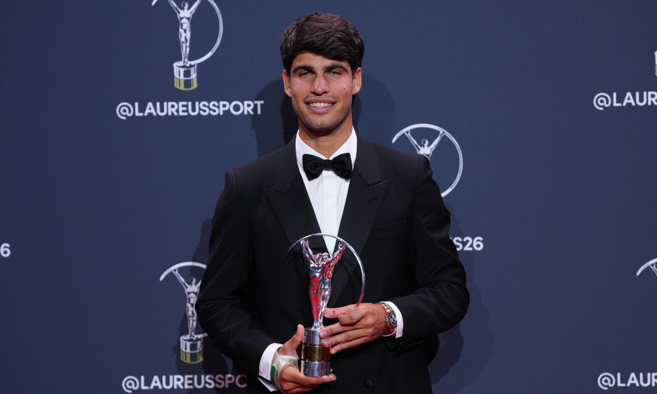 PRESTIŽNO PRIZNANJE ZA MLADOG ŠPANCA: Karlos Alkaraz dobitnik nagrade "Laureus" za najboljeg sportistu sveta