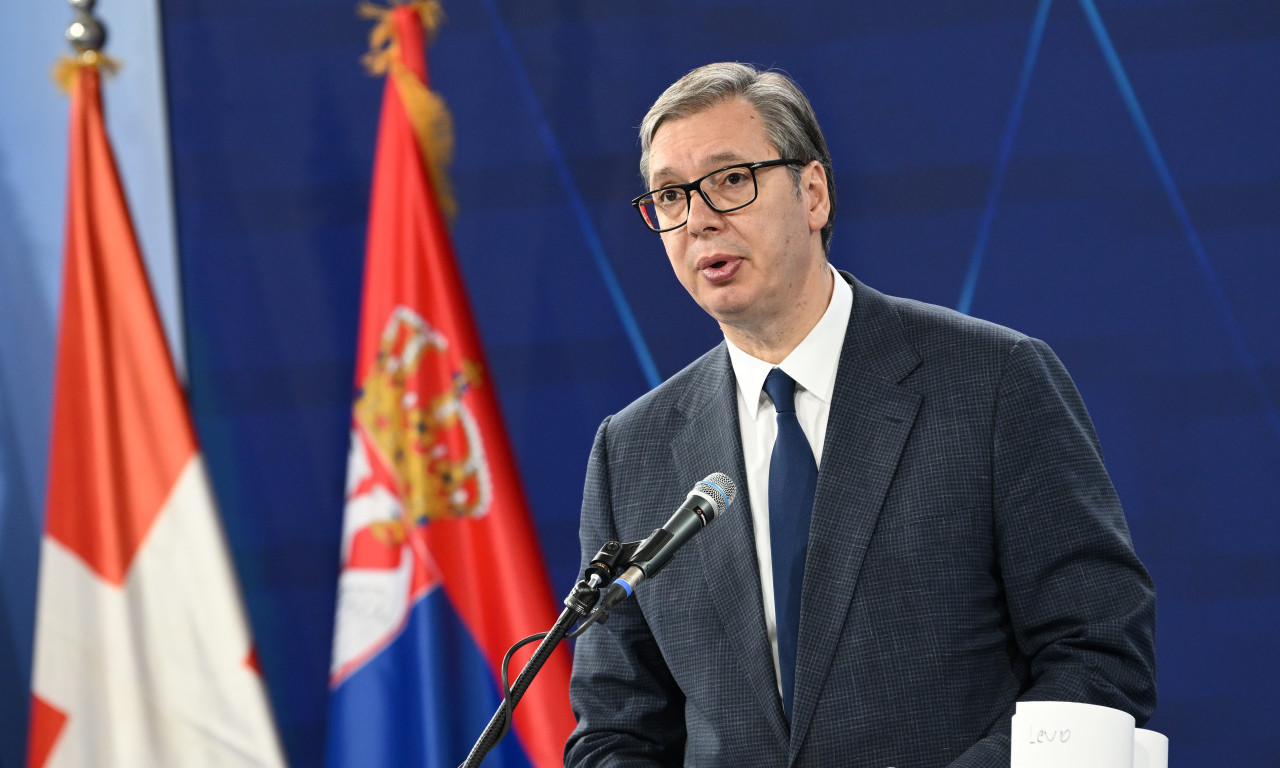 VUČIĆ: SUVIŠE VOLIM SRBIJU DA BIH MOĆNICIMA BIO PO VOLJI Predsednik jasno odgovorio na pitanje o Marti Kos i Đokiću