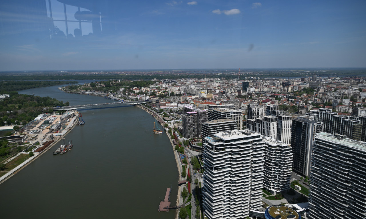 PRIZOR KOJI OSTAVLJA BEZ DAHA! Vidikovac na 41. spratu Kule Beograd otvoren za posetioce