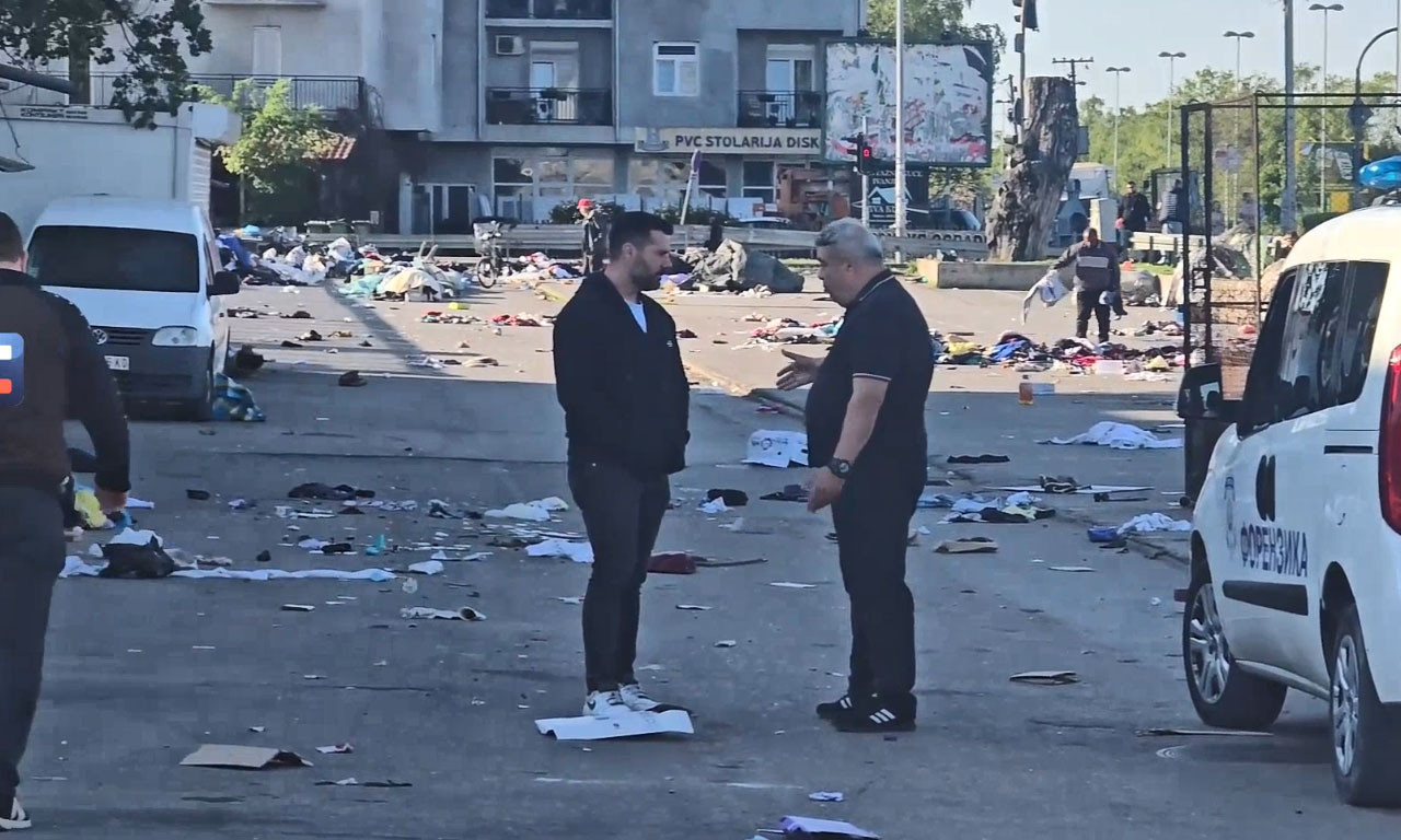 DRAMA U NOVOM SADU: Dečak (13) pronašao napravu u smeću, usledila silovita eksplozija na Najlon pijaci (VIDEO)