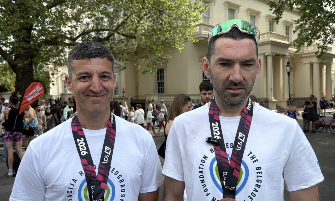 KAKAV USPEH! Milan Petrović, slepi trkač iz Srbije, istrčao maraton u Londonu (VIDEO)