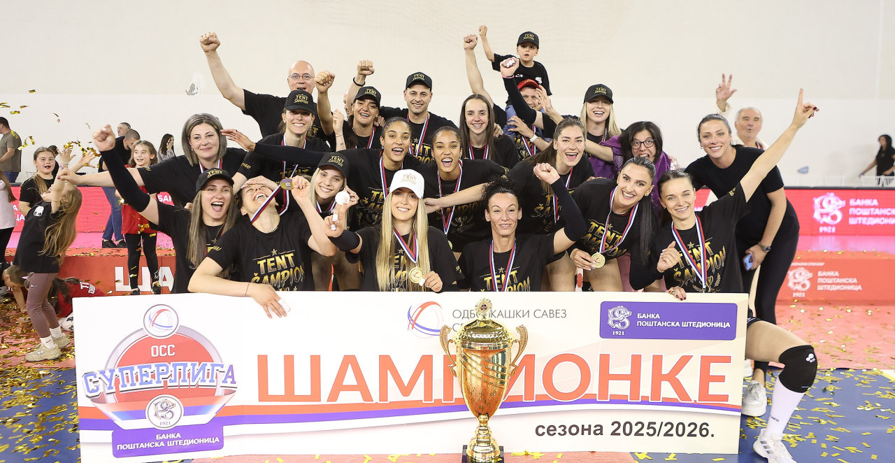 ŠAMPIONKE SRBIJE: Odbojkašice TENT-a iz Obrenovca ubedljivo pobedile Ub (FOTO)