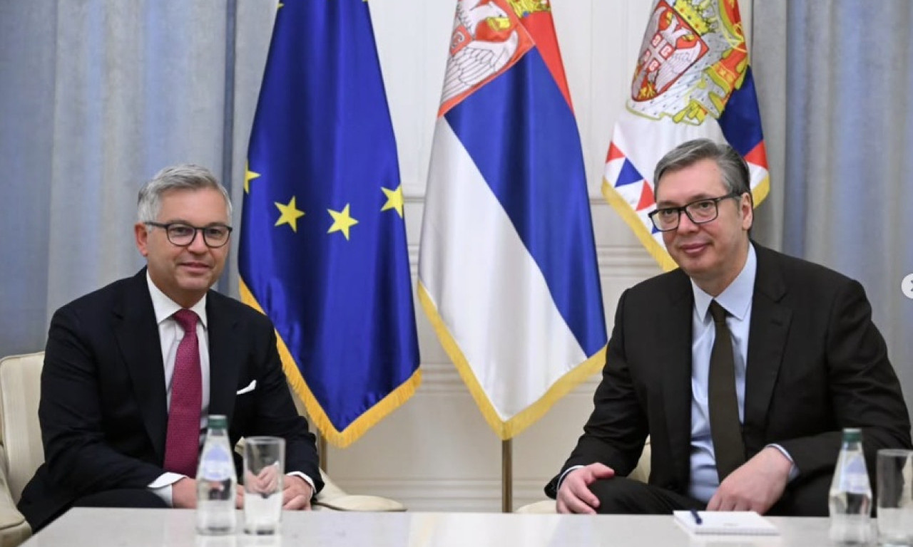 "CILJ JE DA DO KRAJA 2026. ISPUNIMO SVE KRITERIJUME ZA ČLANSTVO U EU" Vučić otkrio detalje razgovora sa Brunerom
