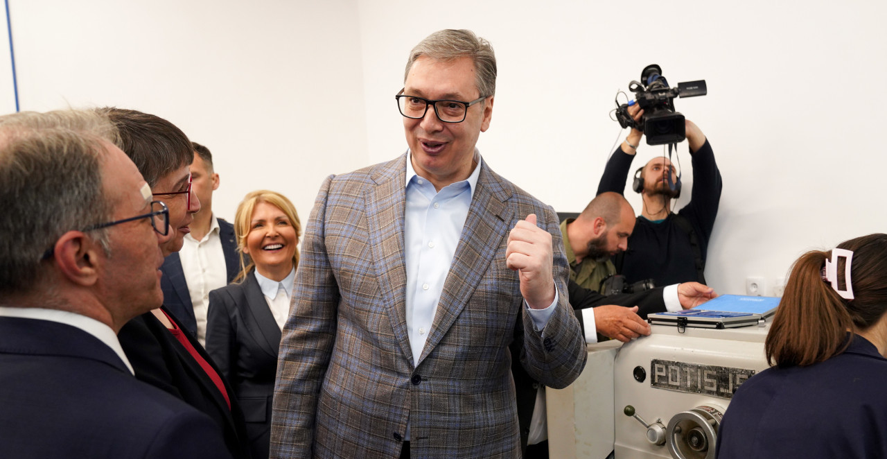 PANČEVCI DOČEKALI PREDSEDNIKA Važno je ulaganje u dualno obrazovanje (FOTO/VIDEO)