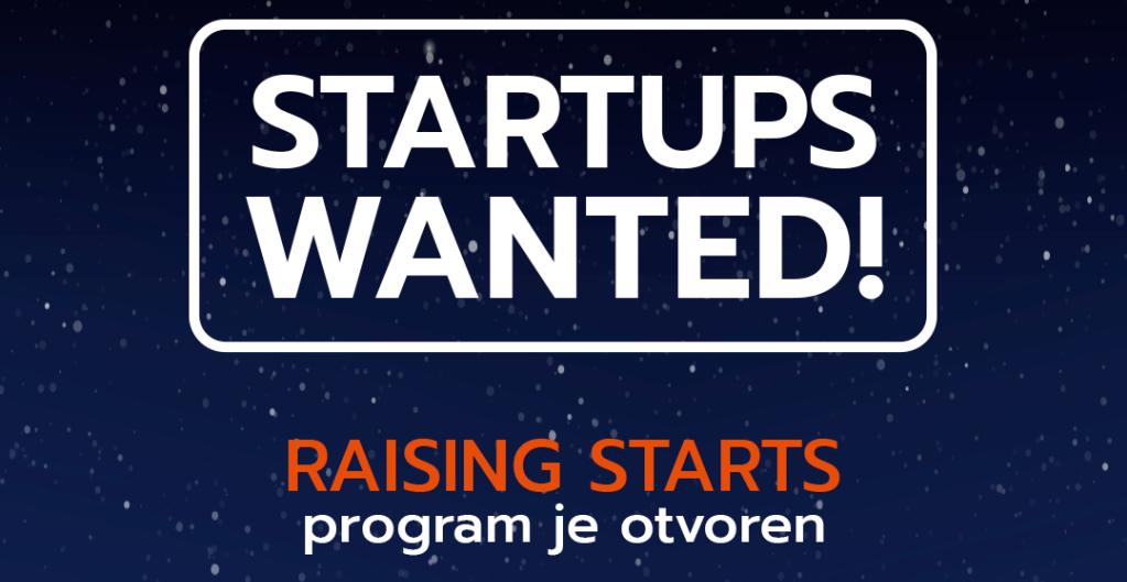 OTVOREN KONKURS RAISING STARTS ZA STARTAPE U SRBIJI Prijave do 29. maja