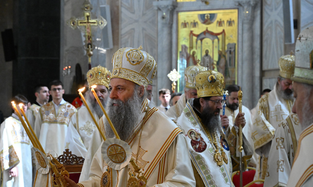 POČELO ZASEDANJE SABOR SPC: Patrijarh Porfirije i vladike iz celog sveta okupili se u Hramu Svetog Save (FOTO)