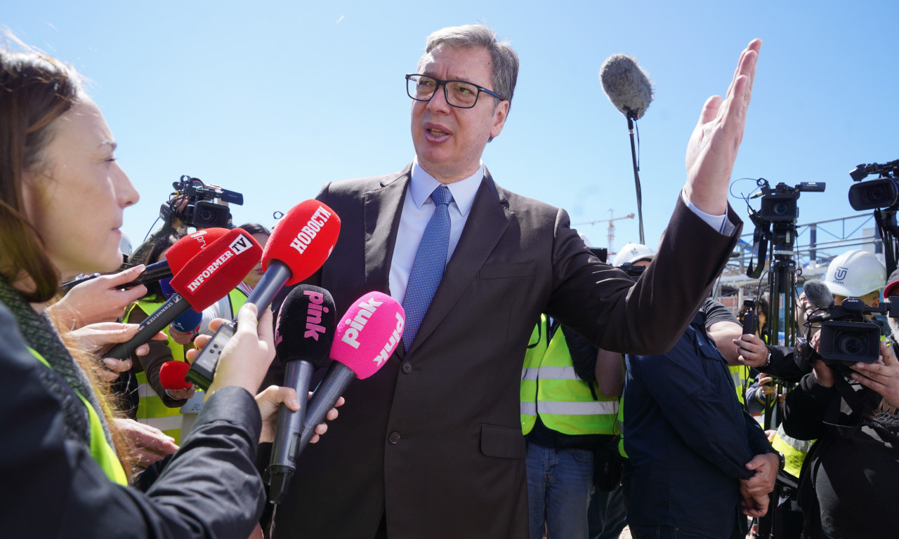 "UŠLI SMO U FAZU NAJBRŽEG RAZVOJA SRBIJE" Vučić obišao radove na gradilištu Ekspo 2027 u Surčinu (VIDEO/FOTO)