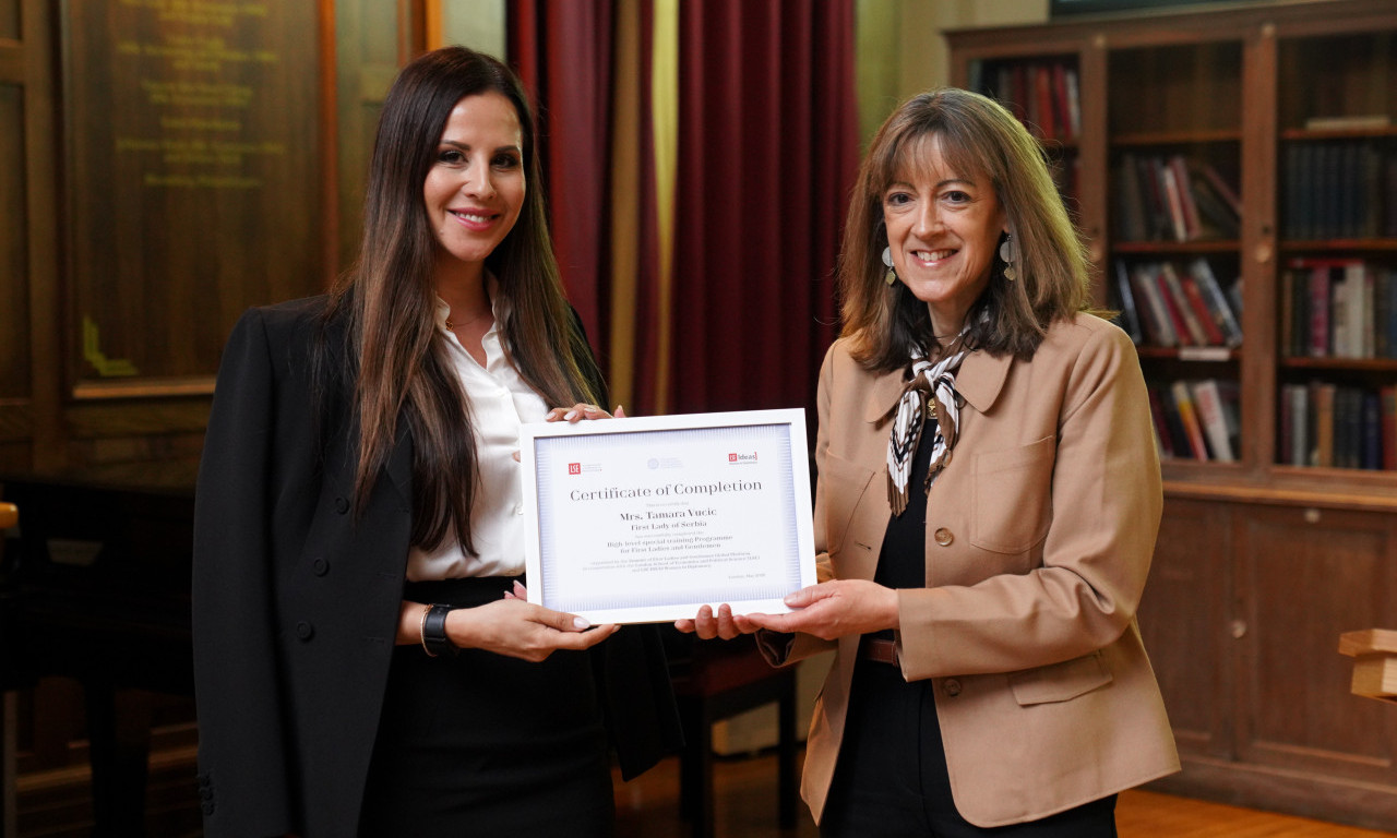 TAMARA VUČIĆ U DRUŠTVU NAJMOĆNIJIH PRVIH DAMA SVETA U Londonu govorila o diplomatiji i veštačkoj inteligenciji (FOTO)