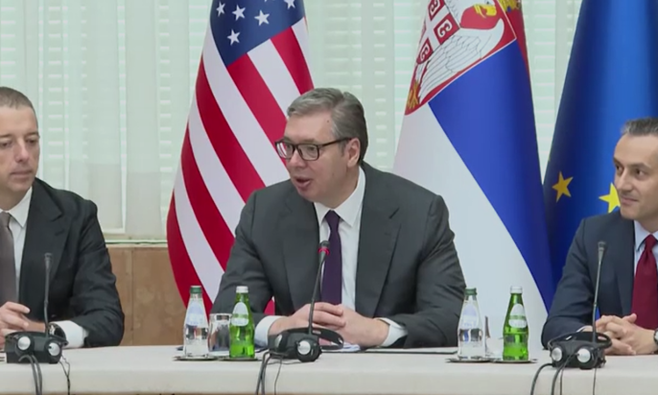 PREDSEDNIK VUČIĆ UGOSTIO STUDENTE HARVARDA I MIT-A U Palati Srbija razgovarali o budućnosti i saradnji