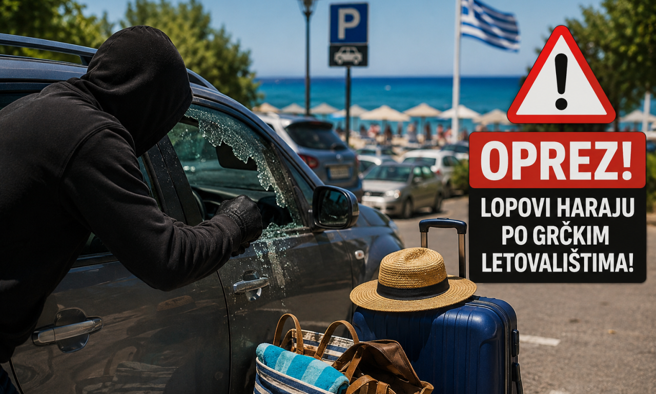 SRBI OPREZ U GRČKOJ Lopovi haraju po letovalištima, ove parkinge i plaže posebno izbegavajte
