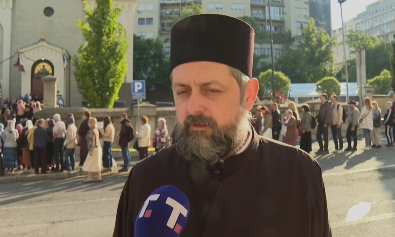 DA LI VAM JE POZNAT NEKO IZ REDA ZA CELIVANJE POJASA BOGORODICE? Pola Beograda na liturgiji, evo kuda će se kretati litija (VIDEO)