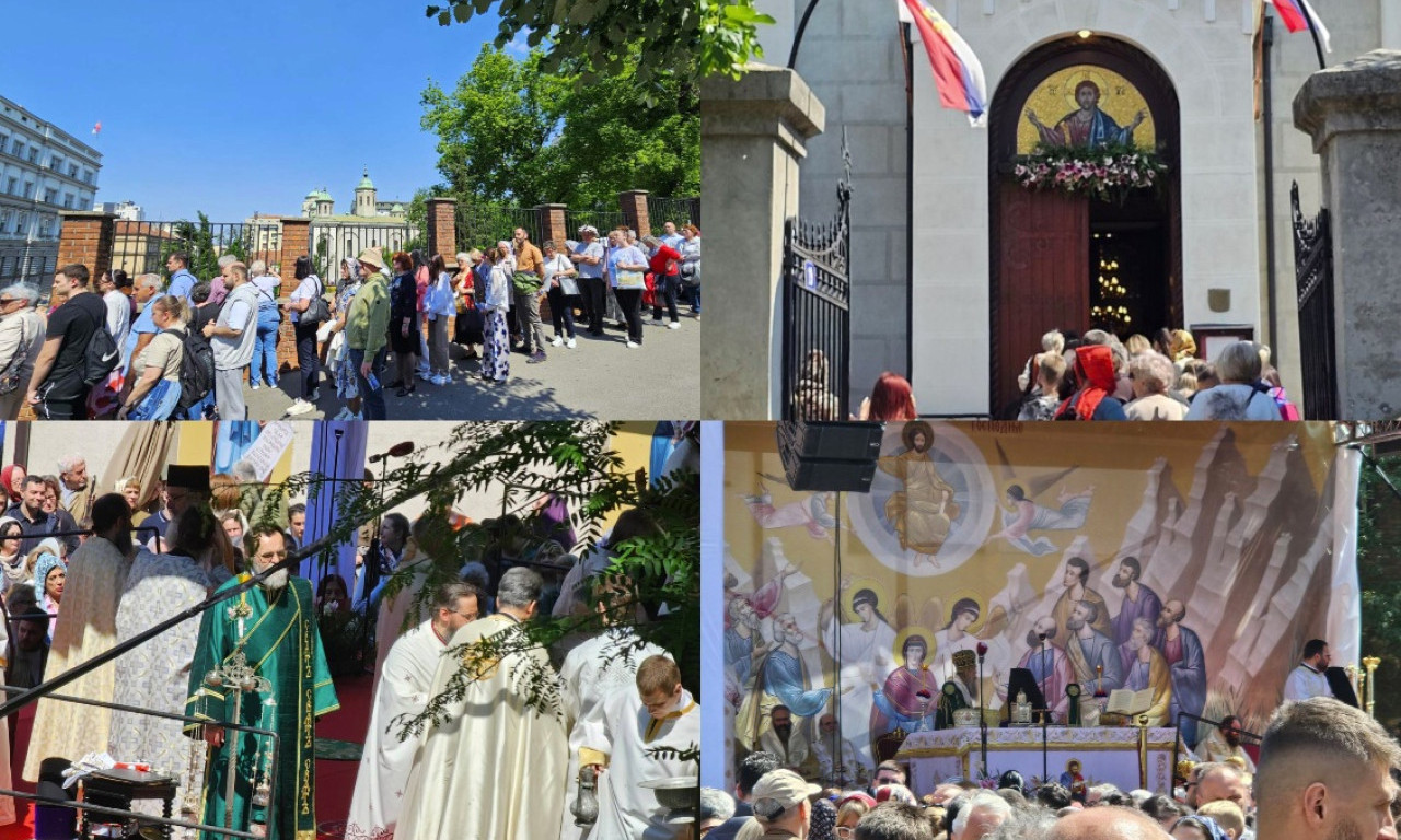UŠLI SMO NA LITURGIJU U VAZNESENJSKOJ CRKVI U redu se stoji satima - a kada vidite ovo biće vam jasno zašto vredi čekati (FOTO+VIDEO)