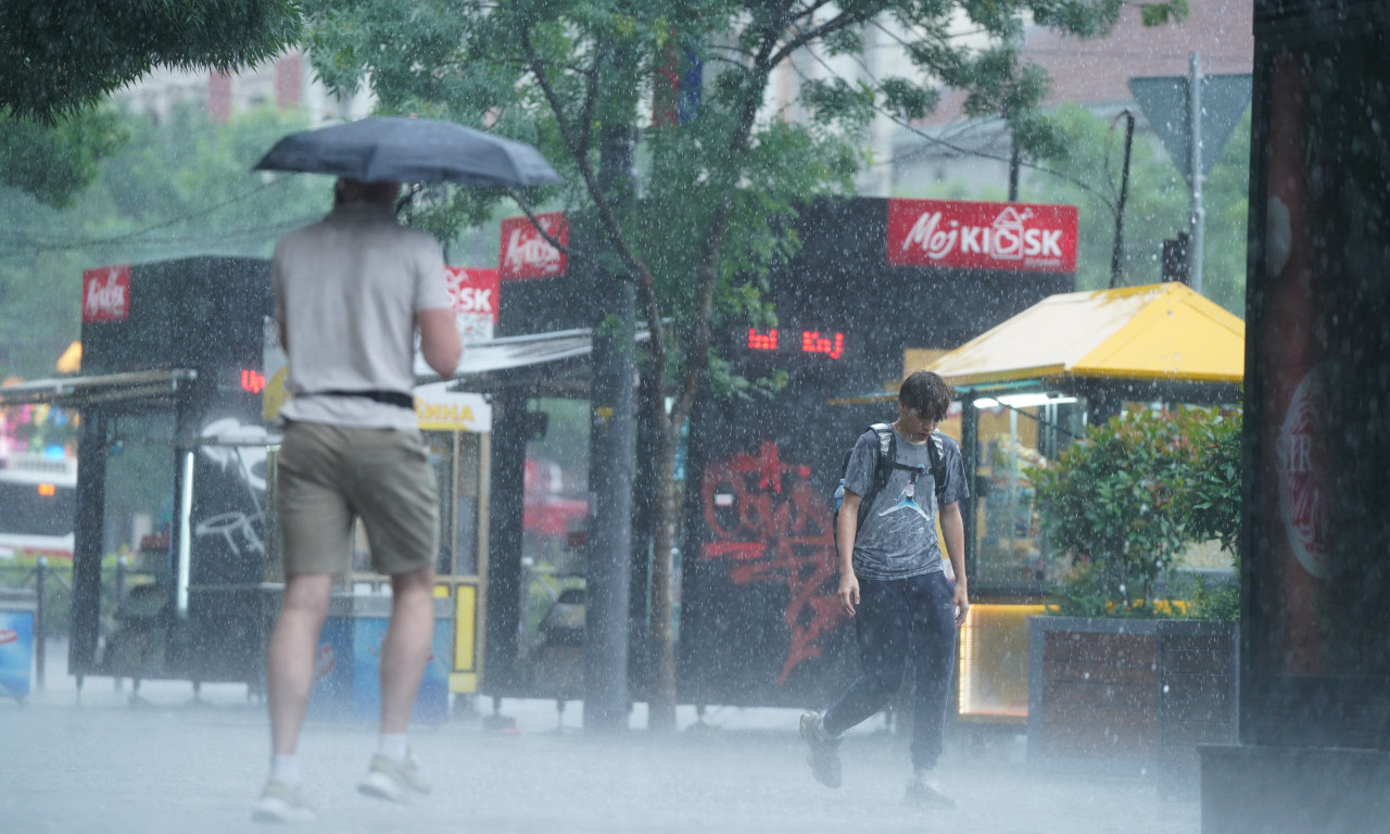 RHMZ UPOZORAVA! Danas moguće kratkotrajne vremenske nepogode uz kišu, grad i jak olujni vetar