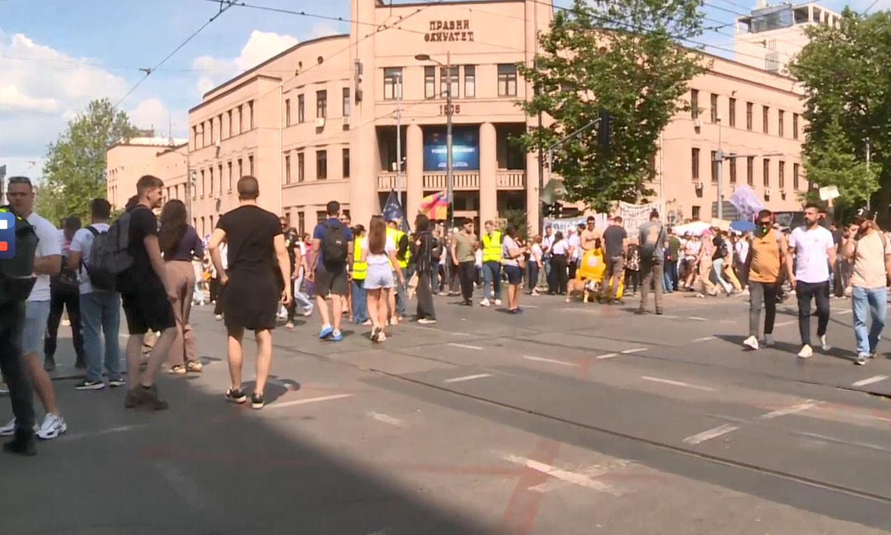 OKUPLJANJE U BEOGRADU! Studenti u blokadi se skupljaju pred protest koji su zakazali na Trgu Slavija (VIDEO)