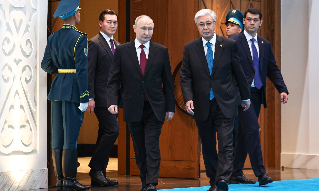 SVEČANI DOČEK ZA RUSKOG PREDSEDNIKA: Tokajev i Putin će potpisati izjavu o sedam stubova prijateljstva dve zemlje