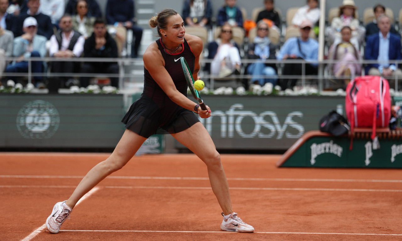 ŠOK NA ROLAN GAROSU: Arina Sabalenka ispala u četvrtfinalu turnira (FOTO)