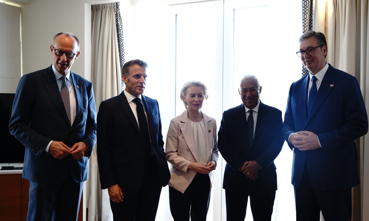 SAMIT KOJI MOŽE DA PROMENI REGION Vučić sa Makronom, Fon der Lajen, Koštom i Mercom (VIDEO)