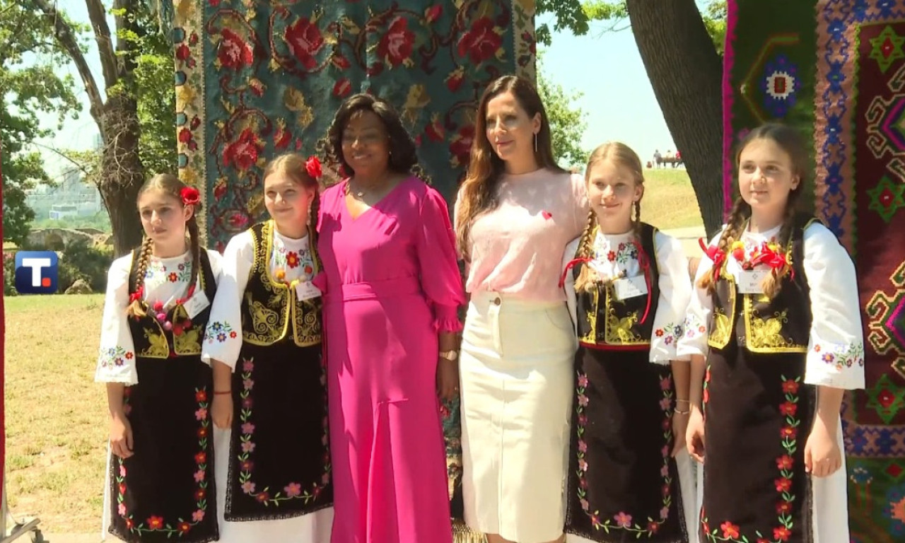TAMARA VUČIĆ NA KALEMEGDANU, POGLEDAJTE GDE JE ZASTALA Šetnja kroz srpsku istoriju sa prvom damom Angole (VIDEO)