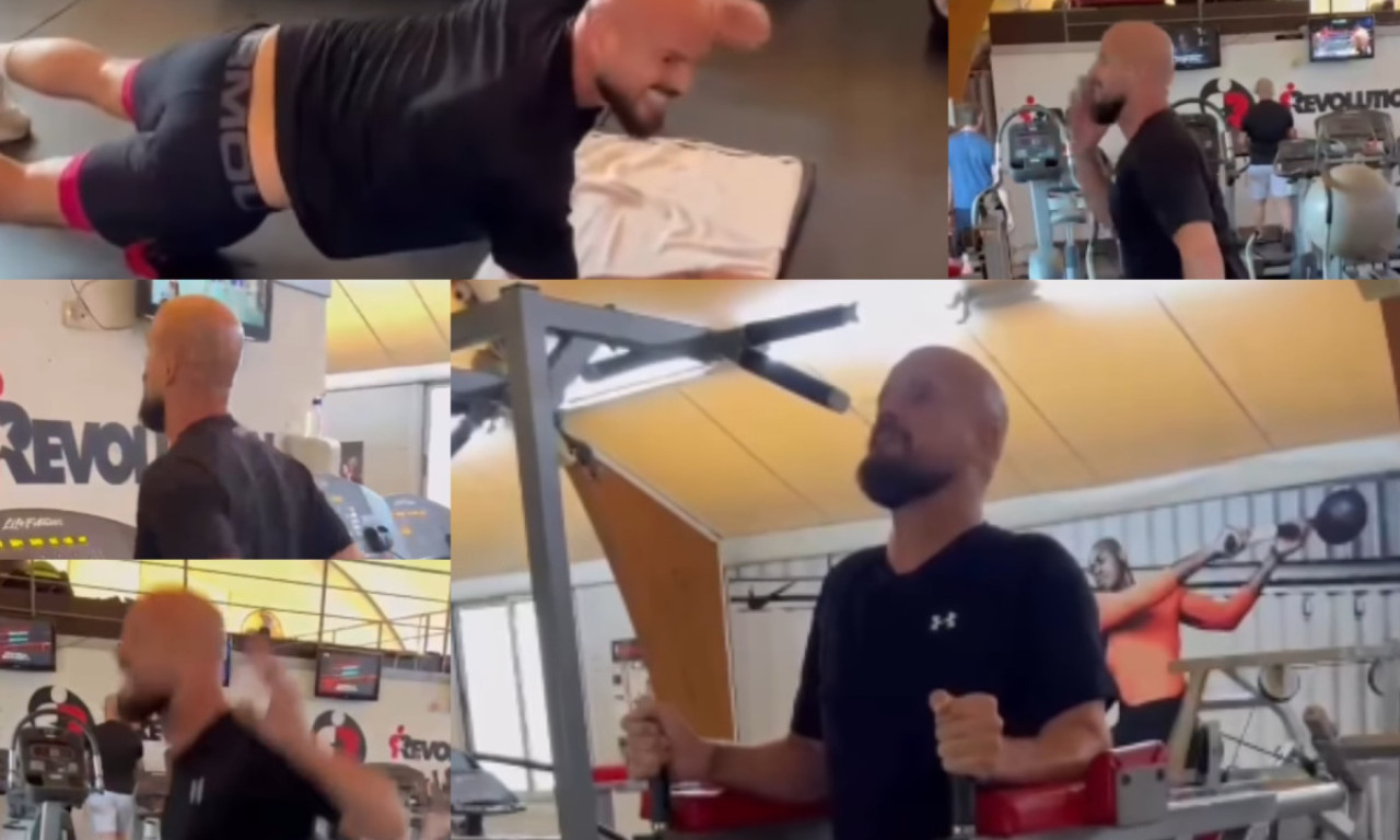 BOBAN RAJOVIĆ POKAZAO TELO U 55. GODINI: Trening koji radi pred nastupe nije za svakoga! (VIDEO)