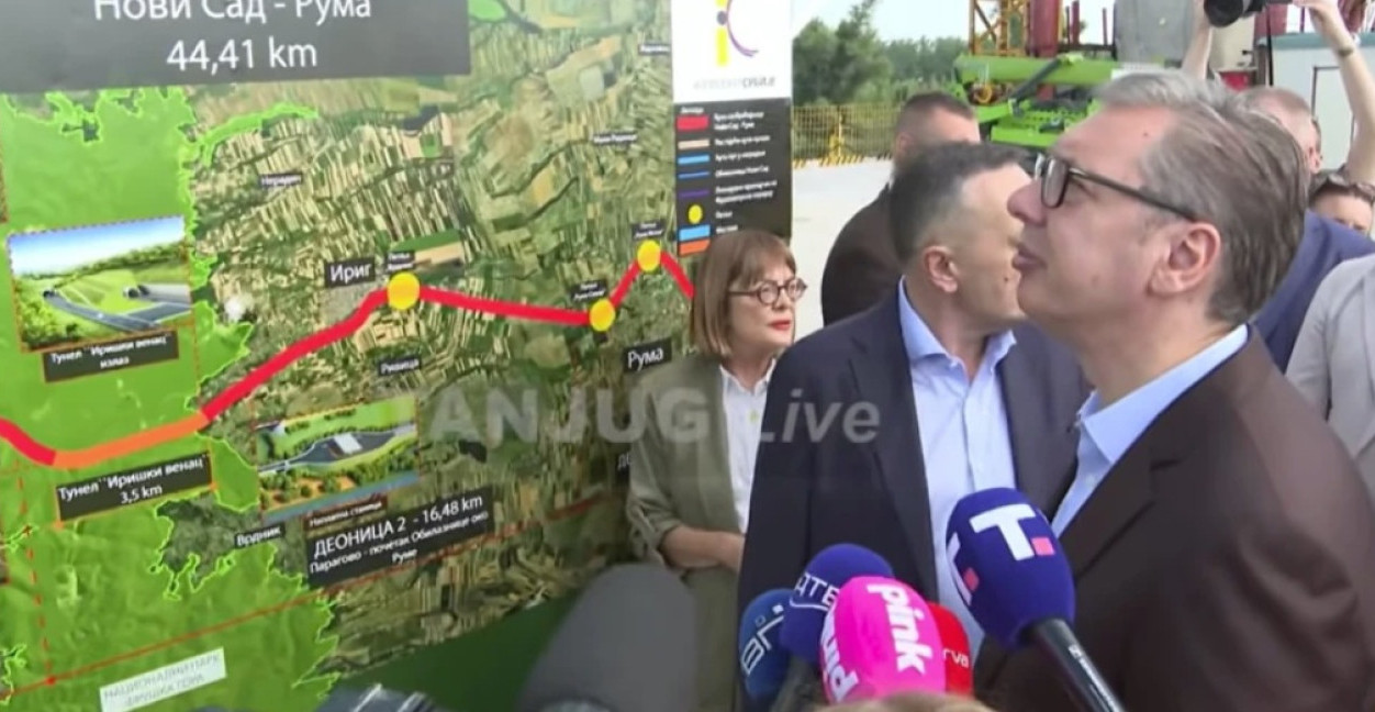 VELIKI DAN ZA NOVI SAD: Vučić prisustvuje ključnom trenutku izgradnje mosta preko Dunava (VIDEO)
