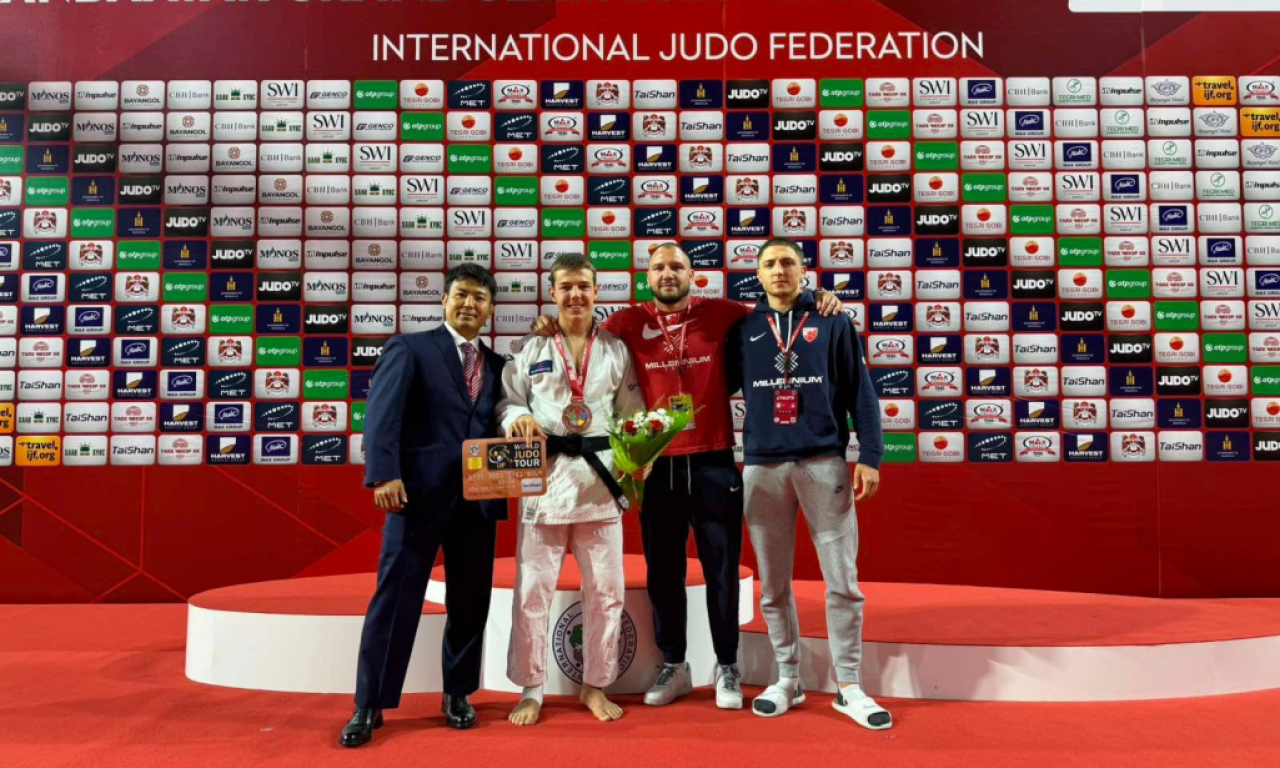 MEDALJA ZA SRPSKOG DŽUDISTU: Mihajlo Simin osvojio bronzu na Gran Slemu u Mongoliji