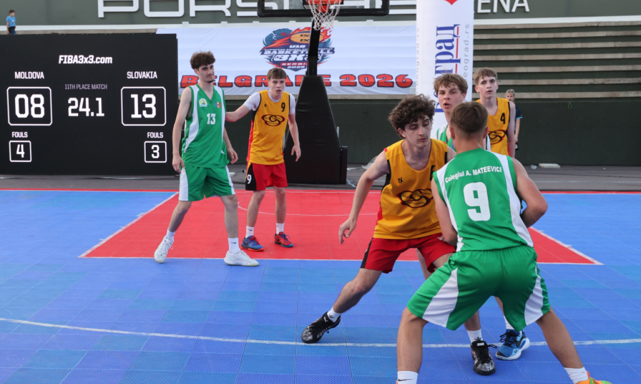 MEDALJE ZA BASKETAŠE: Srbija osvojila srebro i bronzu na Evropskom prvenstvu u basketu za srednjoškolce u Beogradu