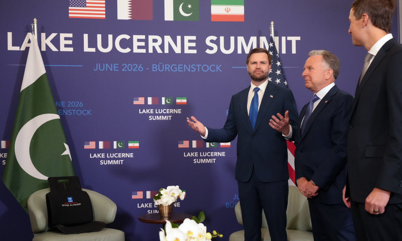 DŽEJ DI VENS NAKON ISTORIJSKOG SASTANKA: Veliki napredak u pregovorima o Iranu i Libanu u Švajcarskoj! (FOTO)