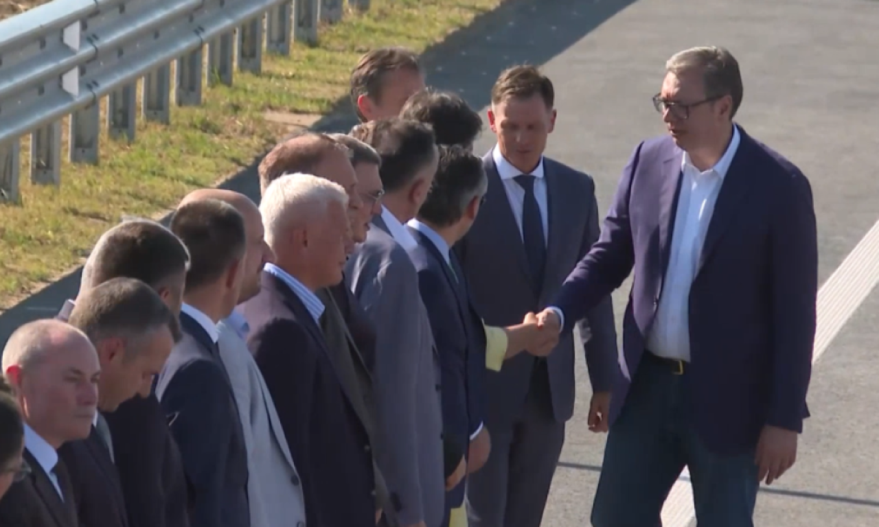 SVEČANO OTVARANJE AUTOPUTA OD ADRANA DO PRELJINE: Predsednik Vučić najavio završetak Moravskog kodidora do kraja godine