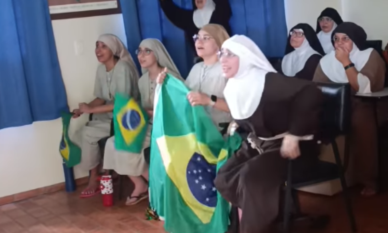OVO MOŽE SAMO U BRAZILU! Monahinje u delirijumu zbog gola u 95. minutu, nesvakidašnji snimak obilazi svet (VIDEO)