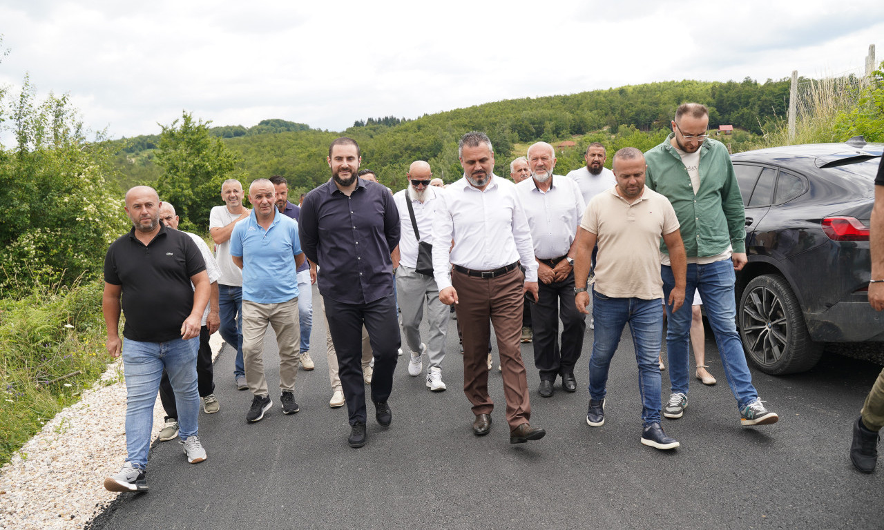 ZNAČAJAN OBILAZAK MINISTRA: Usame Zukorlić obišao asfaltirani put u Paljevu